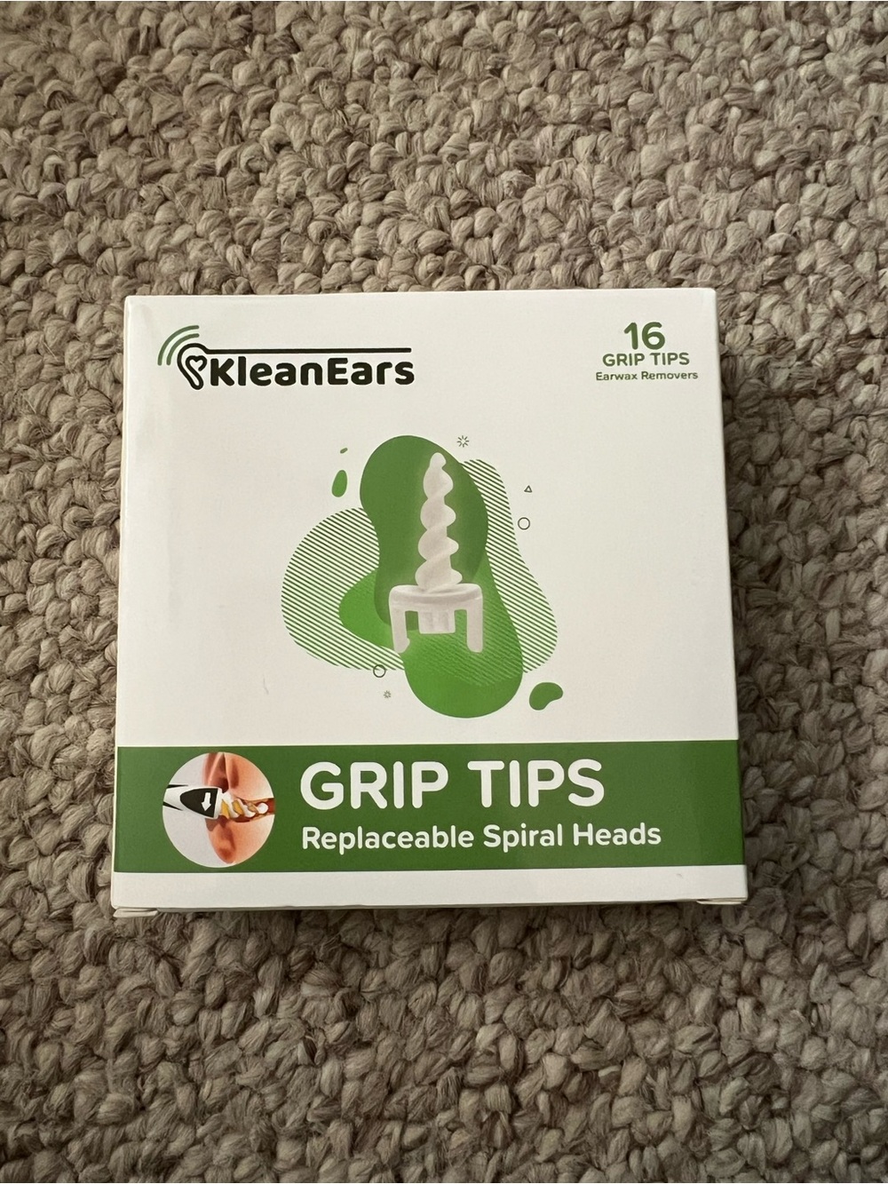 Grip Tips Replaceable Spiral Heads - 16 Pack